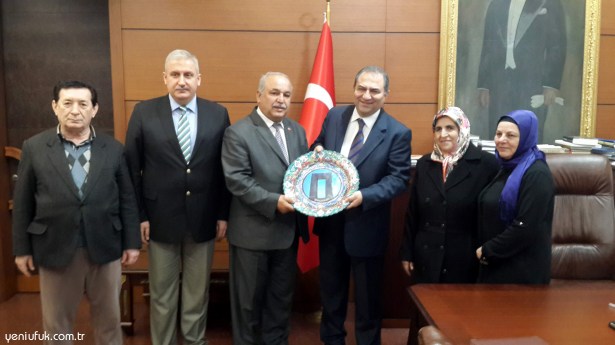 VALİ KABAN'A TEŞEKKÜR ZİYARETİ..