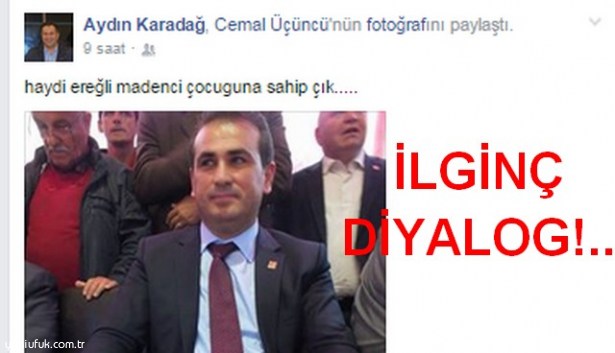 FACEBOOK'TA İLGİNÇ DİYALOG!..