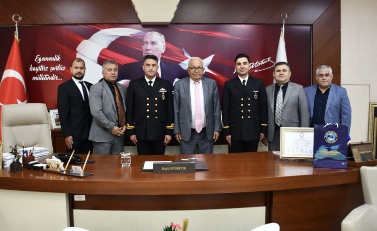 Komutanlardan Başkan Posbıyık’a ziyaret