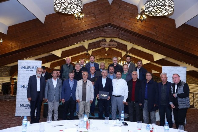 Başkan Büyükkılıç, MÜSİAD'lı iş insanları ile bir araya geldi