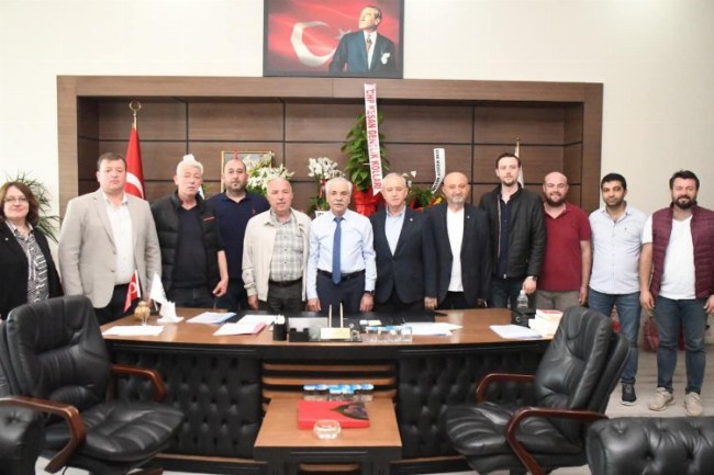 Keşan Ticaret Borsası'ndan Mehmet Özcan'a ziyaret