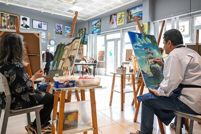 Malatya Büyükşehir'den sanat kurslarına yoğun ilgi
