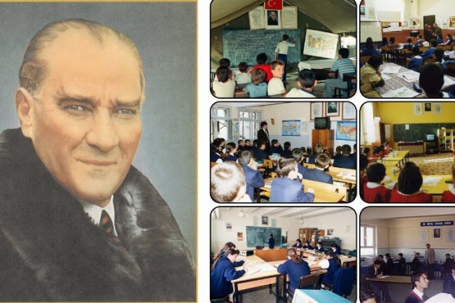 Atatürk'ün tarihi portresi MEB'in arşivinde