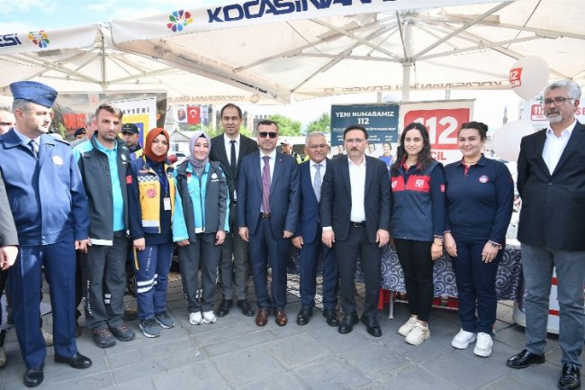 Başkan Büyükkılıç, Vali Çiçek İle Emniyet'e yeni alınan araçlarla şehir turu attı