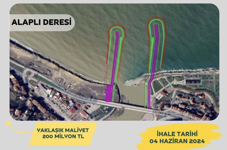 Alaplı Deresine bypass: Proje bedeli 200 milyon TL