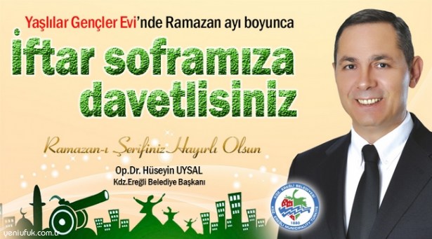 HER GÜN 1000 KİŞİYE İFTAR VERİLECEK..