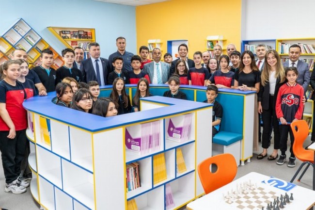 Üçüncü kütüphane Kayseri'ye açıldı