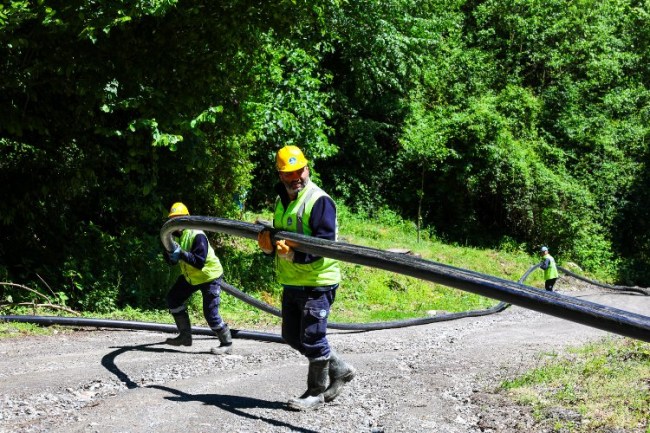 Sakarya'da 8 kilometrelik yeni içme suyu hattı tamamlandı