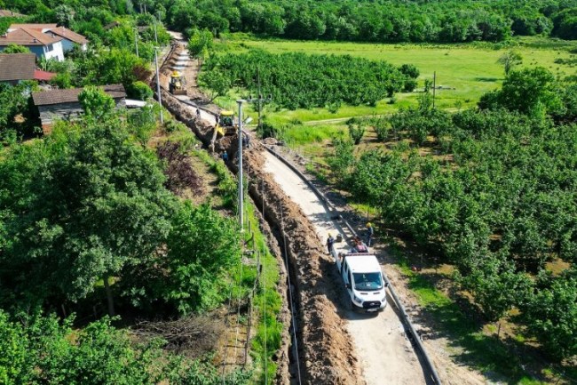 Hendek'in yeni altyapı ağı 12 mahalleye hizmet edecek