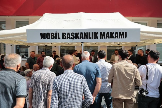 Başkan Arı ‘Mobil Başkanlık Ofisi' uygulaması ile gönülleri fethediyor