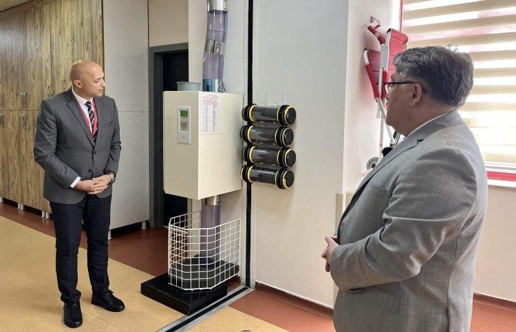 ZBEÜ Hastanesinde Pnömatik Tüp Taşıma Sistemi devreye girdi