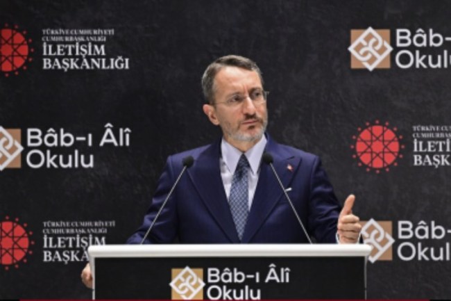 İletişim Başkanı Altun "Bâb-ı Âli Okulu" programının açılışında konuştu