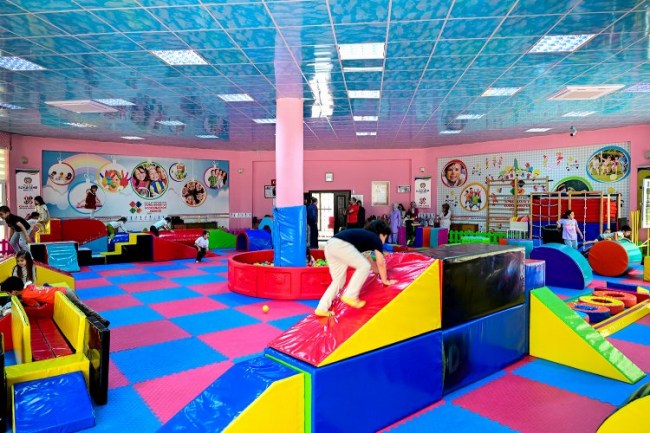 Cemal Aslan Eğitim Merkezi'nde doyasıya eğleniyorlar