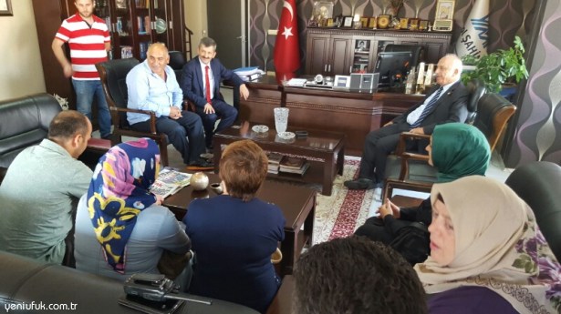 OZBAKIR VE ÇATUROĞLU'NDAN ŞAHİN'E ZİYARET