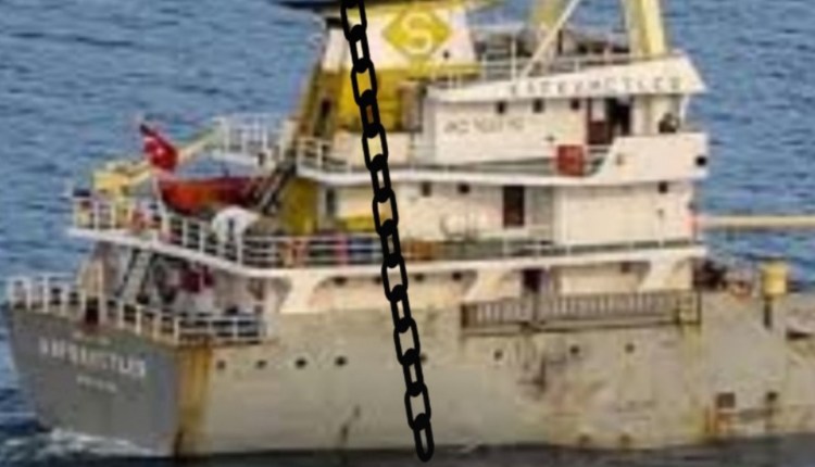 Fırtınada batan Kafkametler Gemisinde çalışmalar devam ediyor