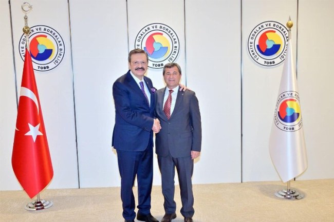 Necmi Sezer'den TOBB Başkanı Hisarcıklıoğlu'na ziyaret