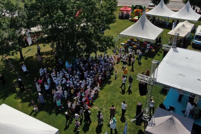 Çocuklar Büyükşehir'in çevre şenliğinde yaza ‘merhaba' dedi