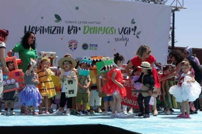 Şile'de Dünya Çevre Günü kutlamalarında renkli görüntüler