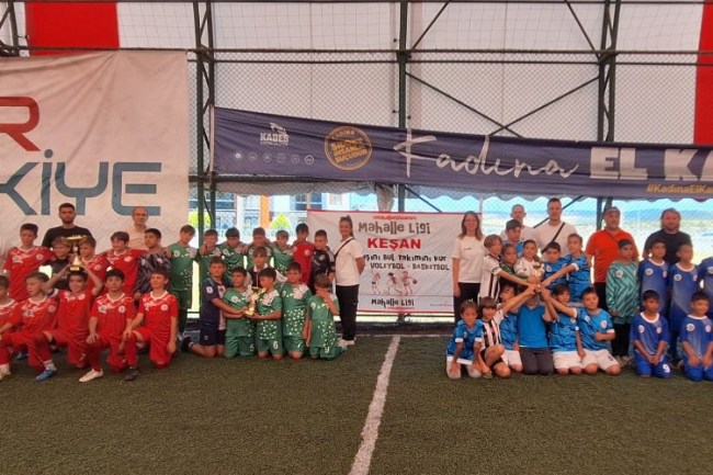 Mahalle Ligi'ne Keşan'dan 700 genç katıldı