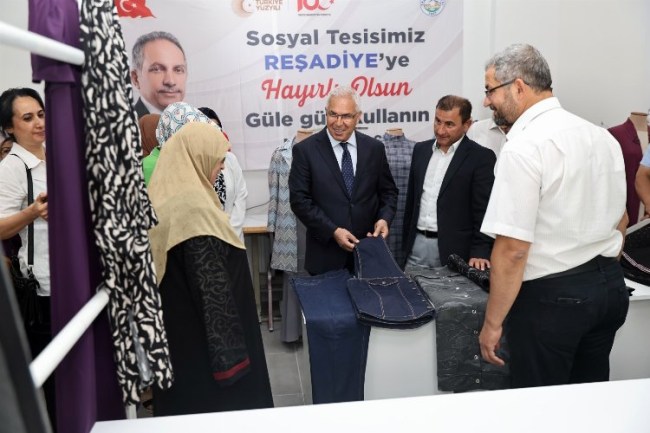 Talas Belediyesi'nden Reşadiye'ye sosyal tesis