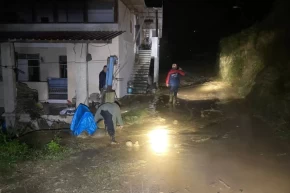 Rizede heyelan riskinden dolayı 16 konuta tedbiren tahliye