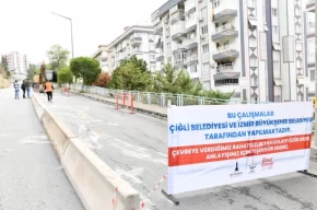 İzmir Çiğlide heyelan bölgesine hızlı müdahale