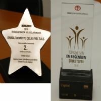 Capital Dergisi ve İMMİB'den Erdemir'e ödül