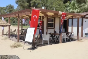 Pamucak Sahilinde Festival Büfe hizmete girdi