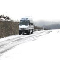 Bartın'da Nisan Karı Yolları Kapadı.