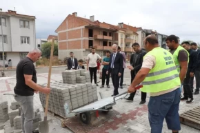 Bursa İnegölde Ertuğrulgaziye 43 araçlık otopark hizmete girdi