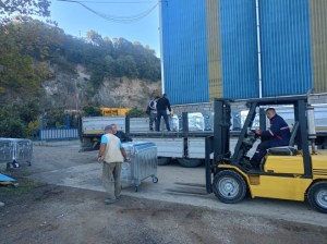 Gülüç Belediyesine 265 Yeni Çöp Konteyneri