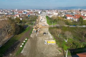 Sakarya Alparslan Türkeş Caddesinde duble yol güçlendirmesi