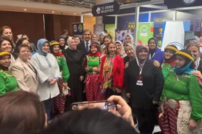 Bilecik Pazaryeri standı zirvede yoğun ilgi gördü