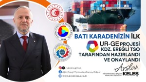 Batı Karadenizin ilk UR-GE projesi Kdz. Ereğli TSO tarafından hazırlandı ve onaylandı
