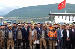 Madenciler Gününde Somada anlamlı ziyaret