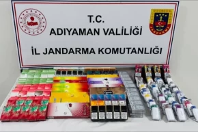 Adıyamanda kaçak sigara operasyonu