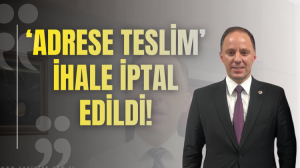 ‘Adrese teslim ihale iptal edildi
