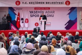 Yasemin Adar Spor Salonu Keçiörende kadınların hizmetinde