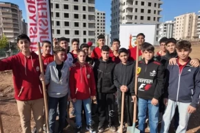 Yeşeren Okullar Projesi ile fidanlar toprakla buluşuyor