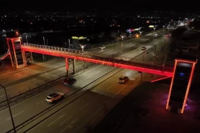 Kocaeliden kadına şiddete karşı turuncu mesaj