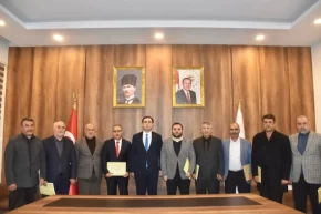 Sason Kaymakamı Başardan cami inşasında emeği geçenlere teşekkür