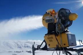 Kayseri Erciyes suni karla yeni sezona hazırlanıyor