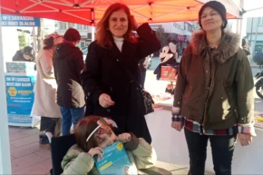 Edirne Keşanda gönüllü öğretmenlerden SMA hastası Meleke destek