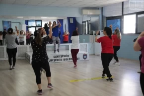 Eskişehirde kadınlara spor daveti