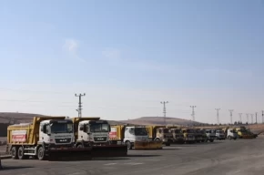 Kayseri Kocasinan kar yağışına hazır