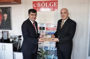 Kütahya Belediye Başkanı Kahveciden yerel basın ziyareti