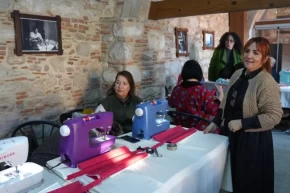 Muğla Milasta el emeği çantalar üretildi