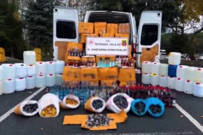 17 ilde on binlerce litre sahte alkol ele geçirildi