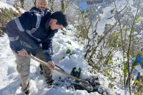 Ordunun yüksek ilçelerinde su hatları dondu