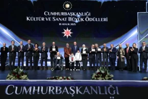 Cumhurbaşkanlığı büyük ödülleri sahiplerini buldu... Erdoğandan kültür ve sanat vurgusu